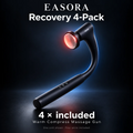EASORA Recovery 4-Pack: one massage gun pictured; four Warm Compress Massage Guns included.
